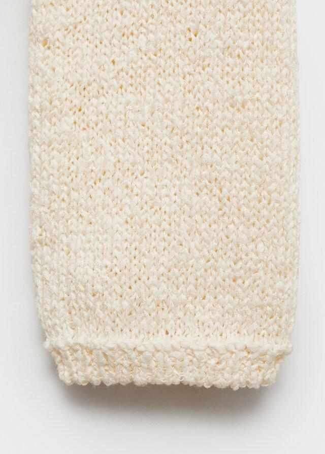 Mango Jersey crochet cuello redondo Promoción trimestral