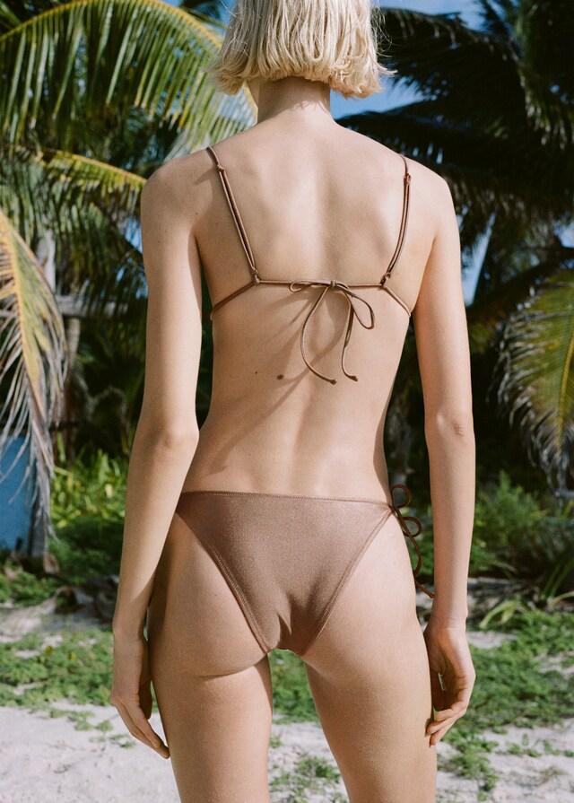 Mango Top bikini acabado brillante Limitado a 3 días