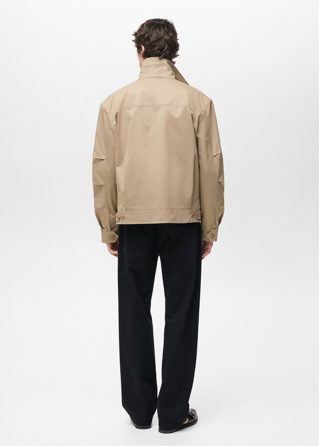 Mango Cazadora algodón relaxed fit Outlet online