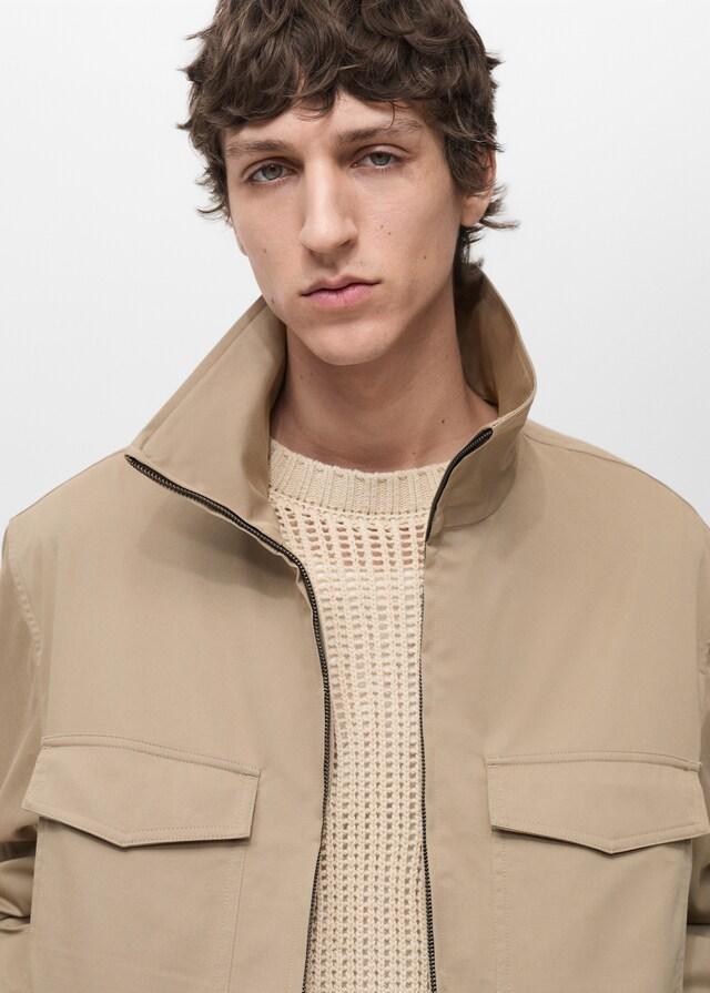 Mango Cazadora algodón relaxed fit Outlet online