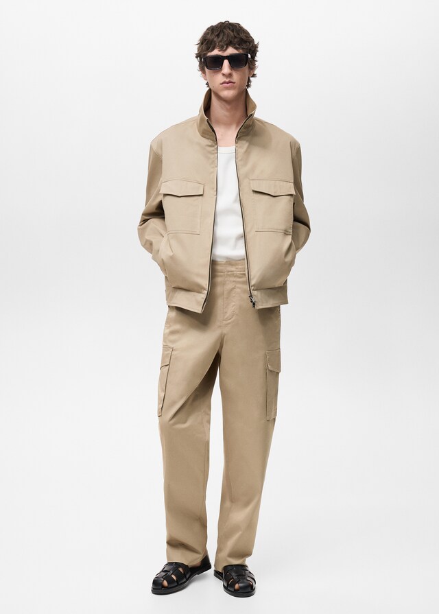 Mango Pantalón cargo relaxed fit Rebajas