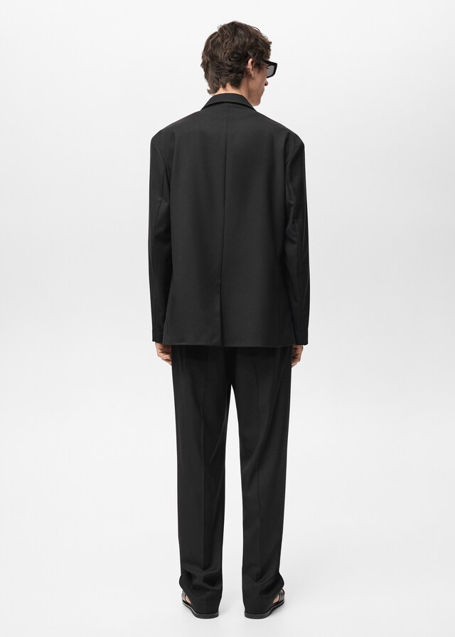 Mango Americana traje relaxed fit En oferta
