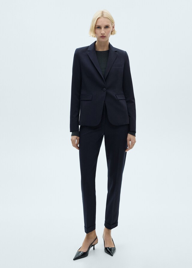 Mango Blazer traje entallada Tienda