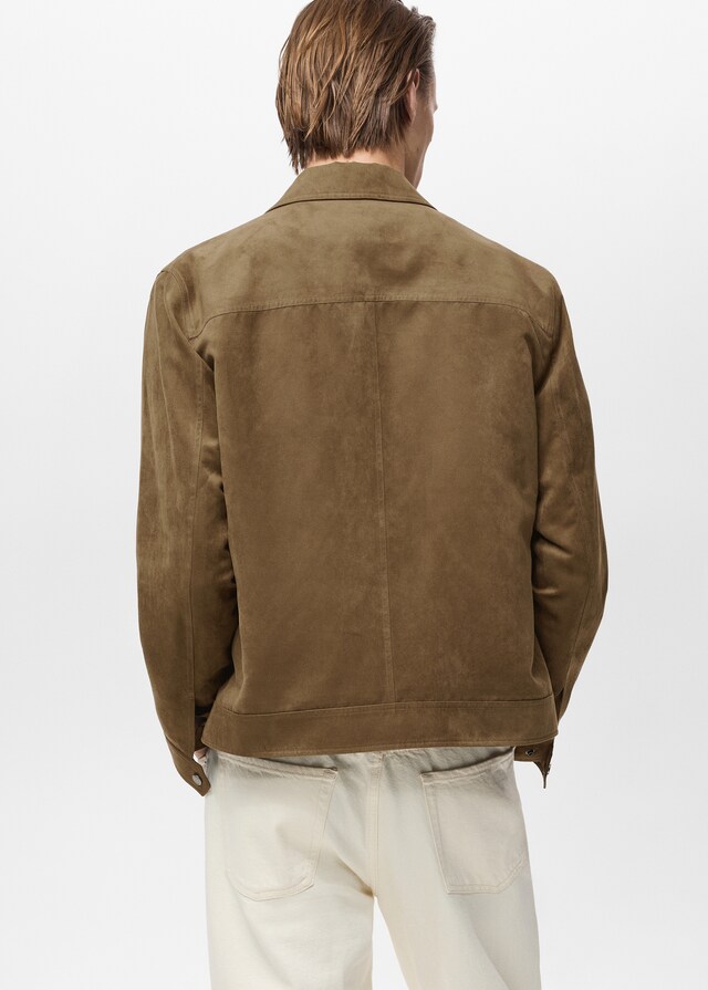 Mango Chaqueta efecto ante cremallera Últimos 3 días