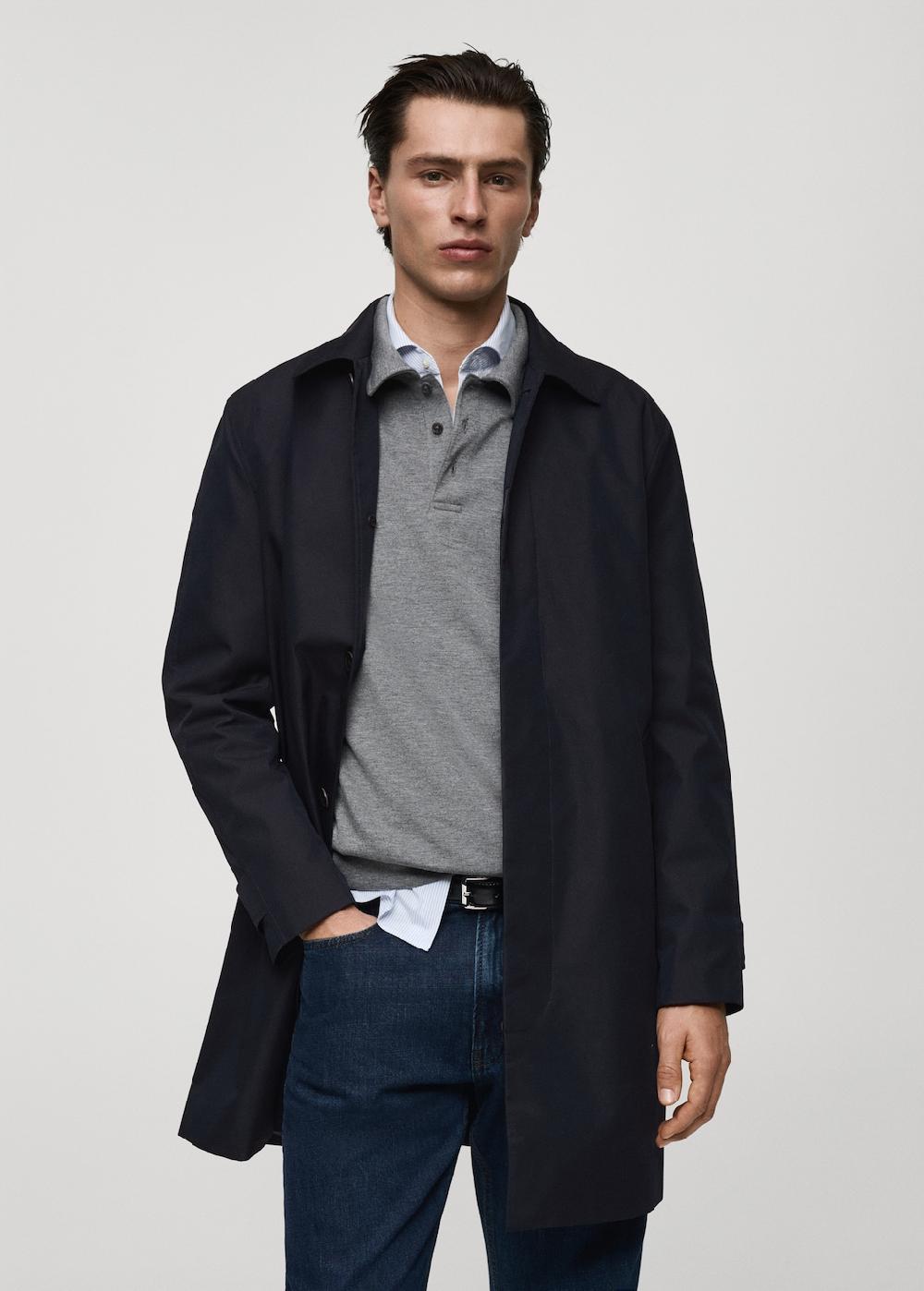 Mango Gabardina clásica water repellent