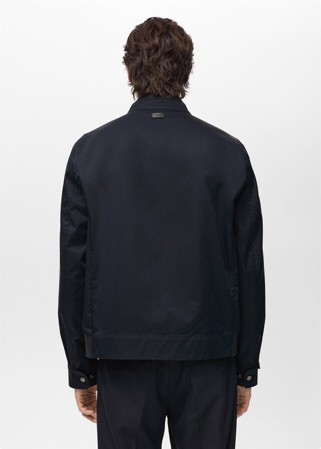 Mango Cazadora algodón water repellent Último día