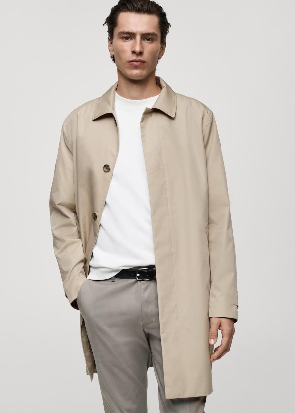 Mango Gabardina clásica water repellent