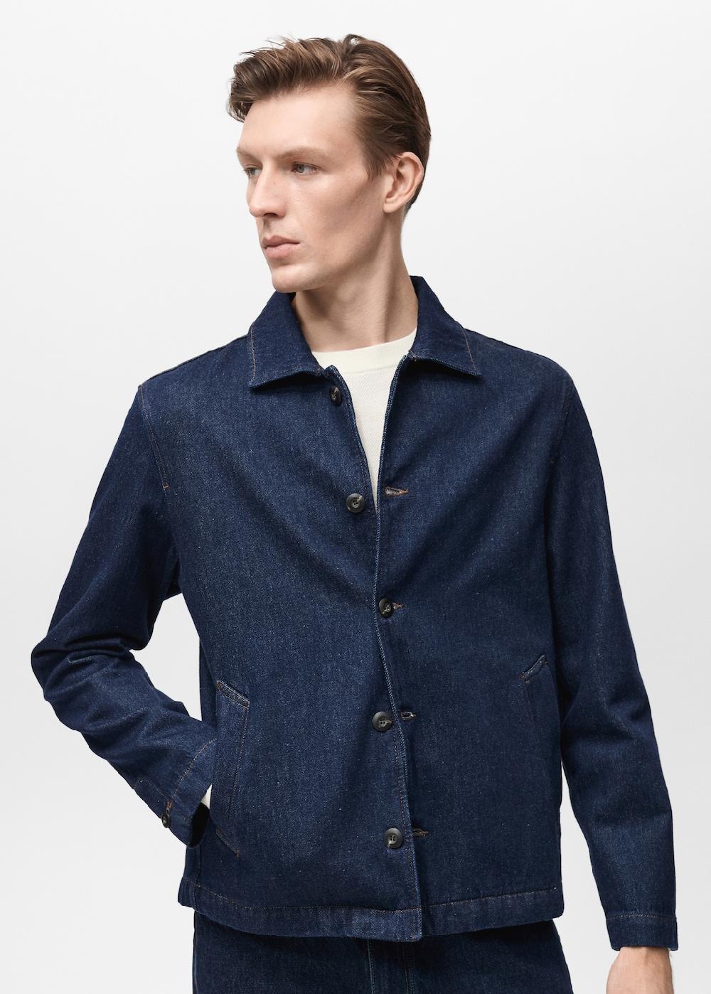 Mango Sobrecamisa vaquera regular fit