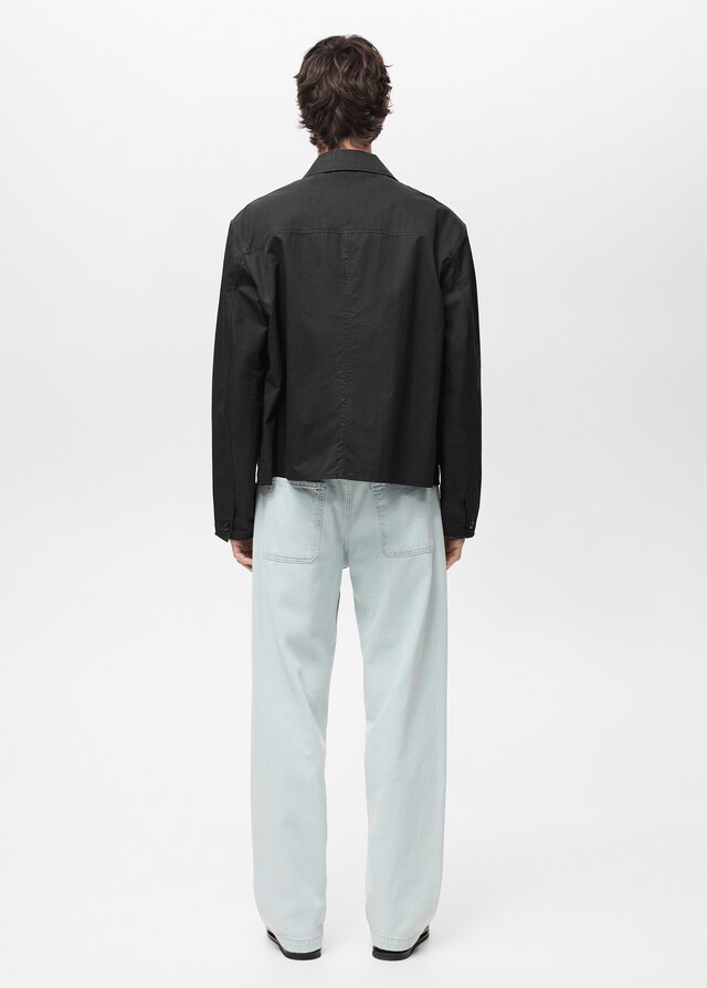 Mango Sobrecamisa relaxed fit algodón Envío internacional gratuito