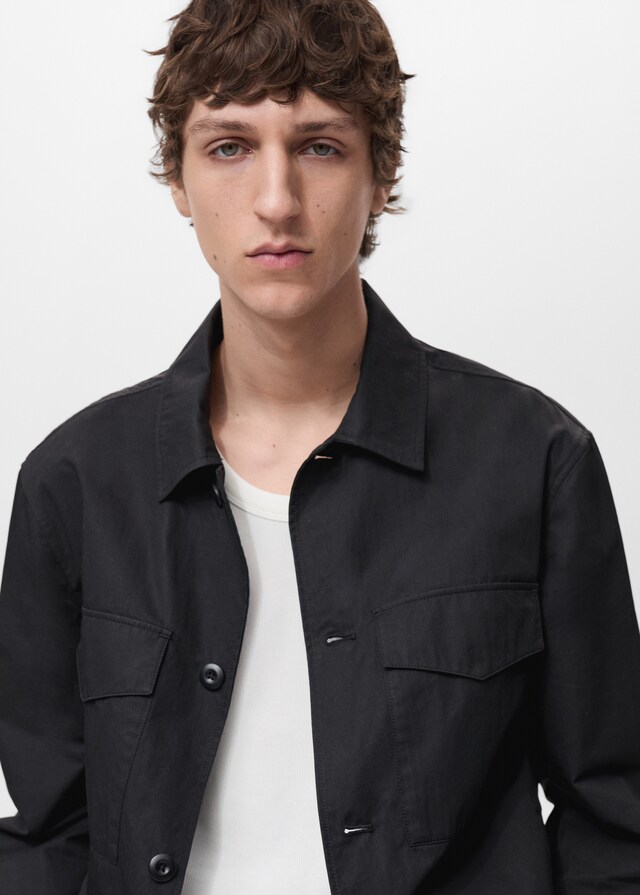 Mango Sobrecamisa relaxed fit algodón Envío internacional gratuito