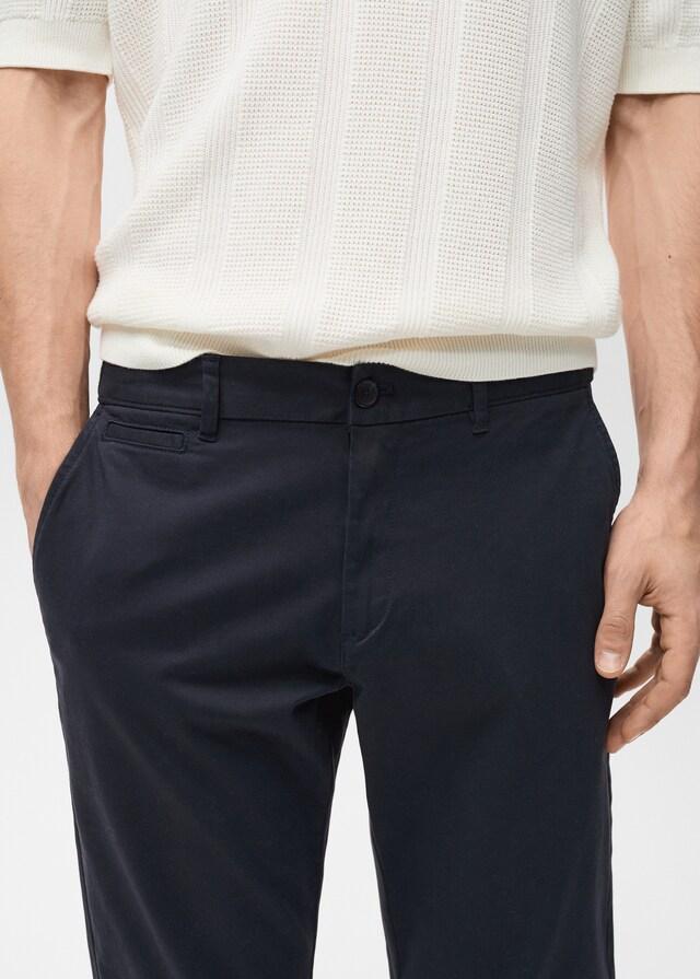 Mango Pantalón Prato chino cropped tappered Ahorra y exporta