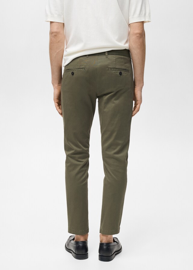 Mango Pantalón Prato chino cropped tappered Precios de Black Friday