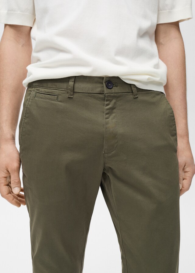 Mango Pantalón Prato chino cropped tappered Precios de Black Friday