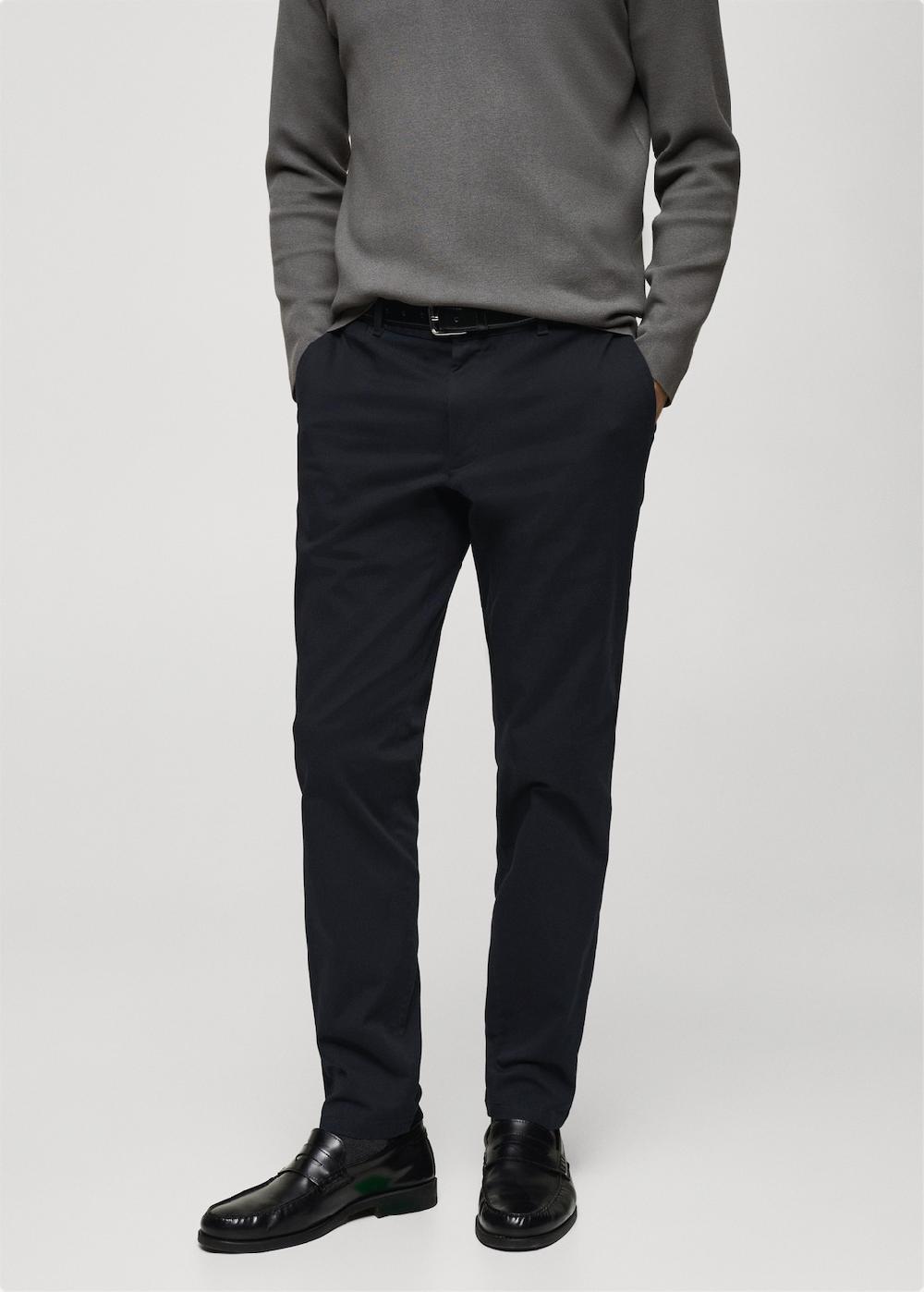 Mango Pantalón Barna slim fit chino sarga