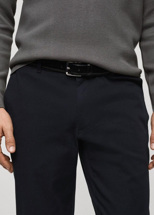 Mango Pantalón Barna slim fit chino sarga En oferta