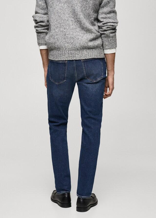 Mango Jeans Jan slim fit lavado oscuro desgastado Descuento por venta flash