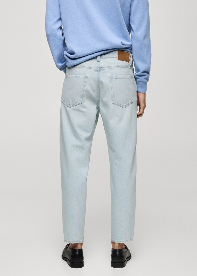 Mango Jeans cropped tapered fit Precio ultrabajo