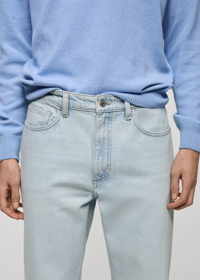 Mango Jeans cropped tapered fit Precio ultrabajo