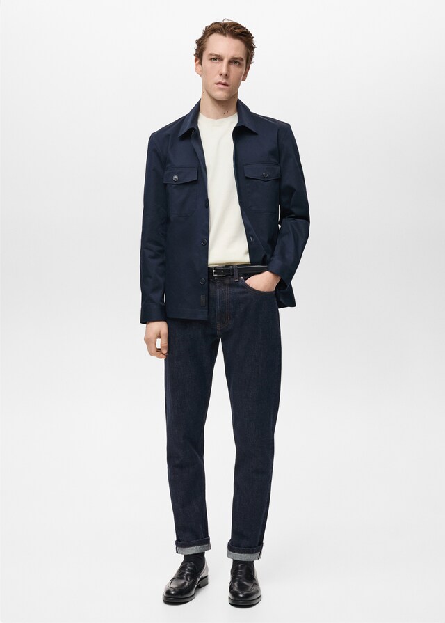 Mango Jeans selvedge tapered fit Devoluciones gratuitas