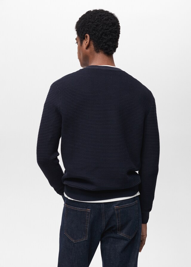 Mango Jersey 100% algodón trenzado Ofertas