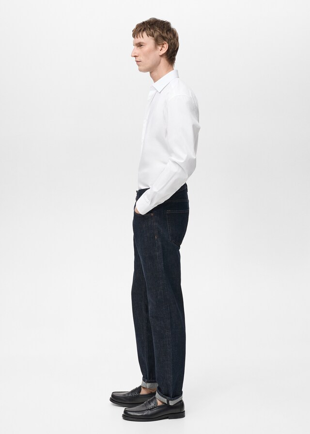 Mango Camisa regular fit algodón stretch Rebajas de fábrica