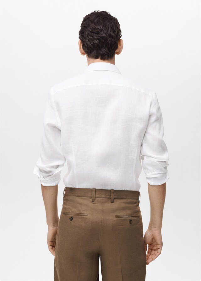Mango Camisa slim fit 100% lino Los más vendidos