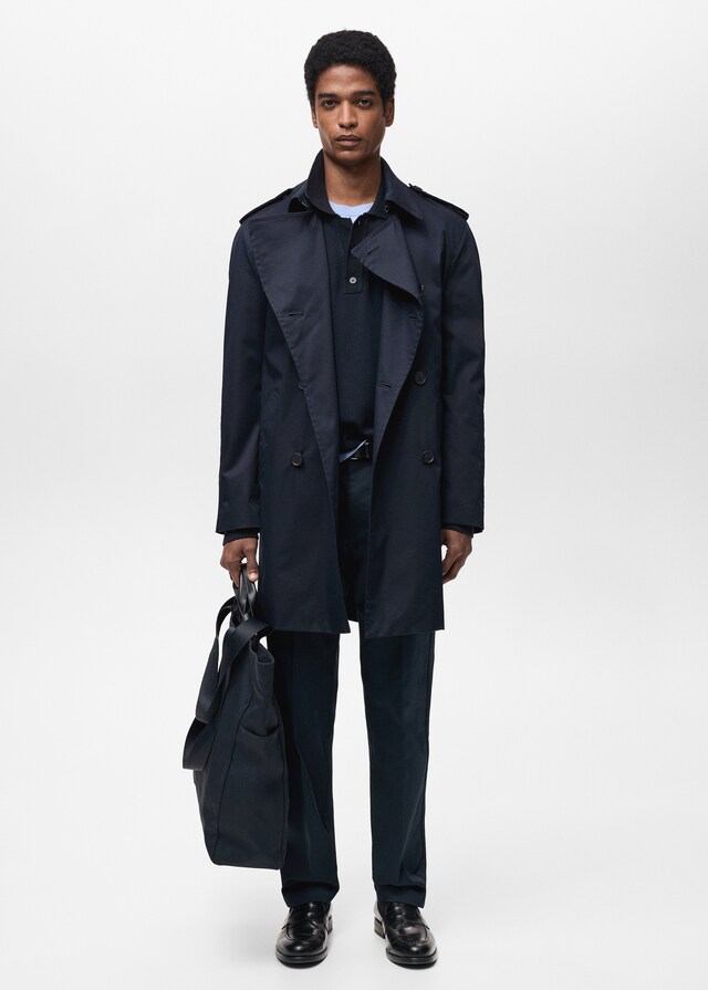 Mango Gabardina cinturón water repellent Rebajas online