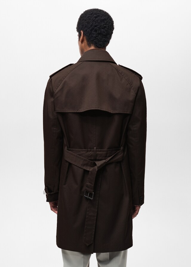 Mango Gabardina cinturón water repellent Rebajas top