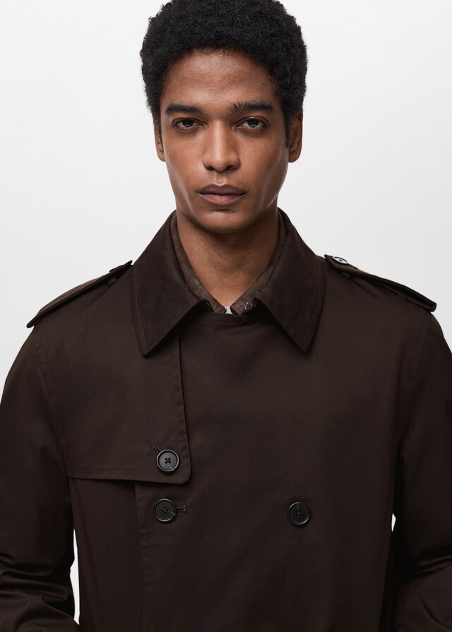 Mango Gabardina cinturón water repellent Rebajas top