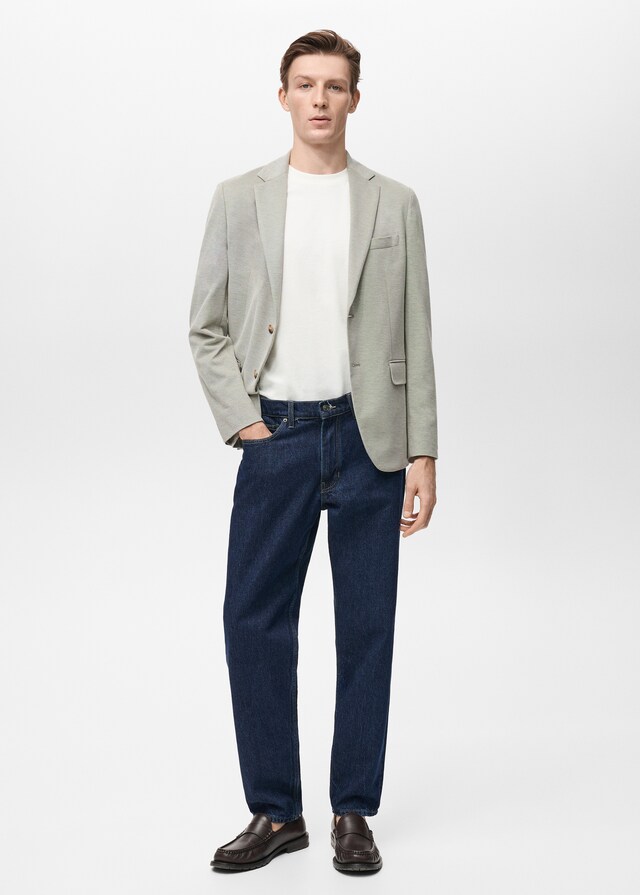 Mango Americana slim fit algodón Últimos 2 días