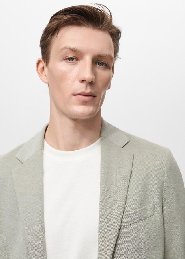 Mango Americana slim fit algodón Últimos 2 días