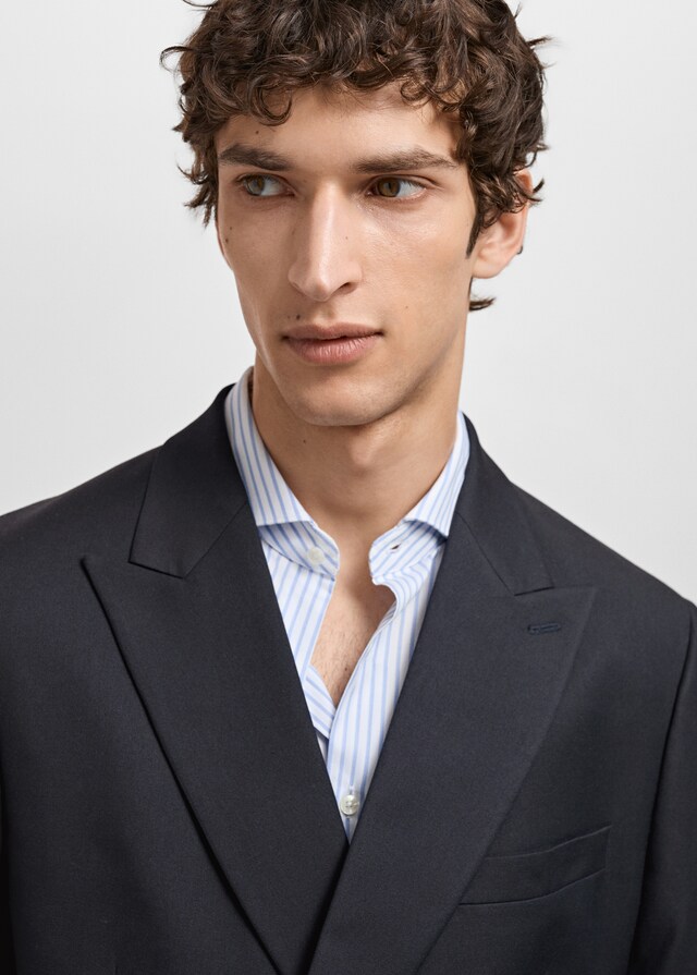 Mango Americana traje Mónaco cruzada slim fit Último día