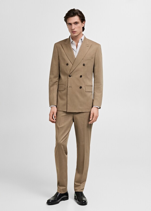 Mango Americana traje Mónaco cruzada slim fit Precio de fábrica