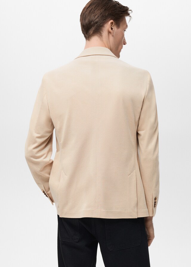 Mango Americana slim fit algodón Promoción por tiempo limitado