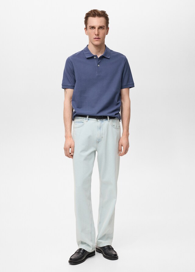Mango Polo regular fit algodón piqué Superdescuento