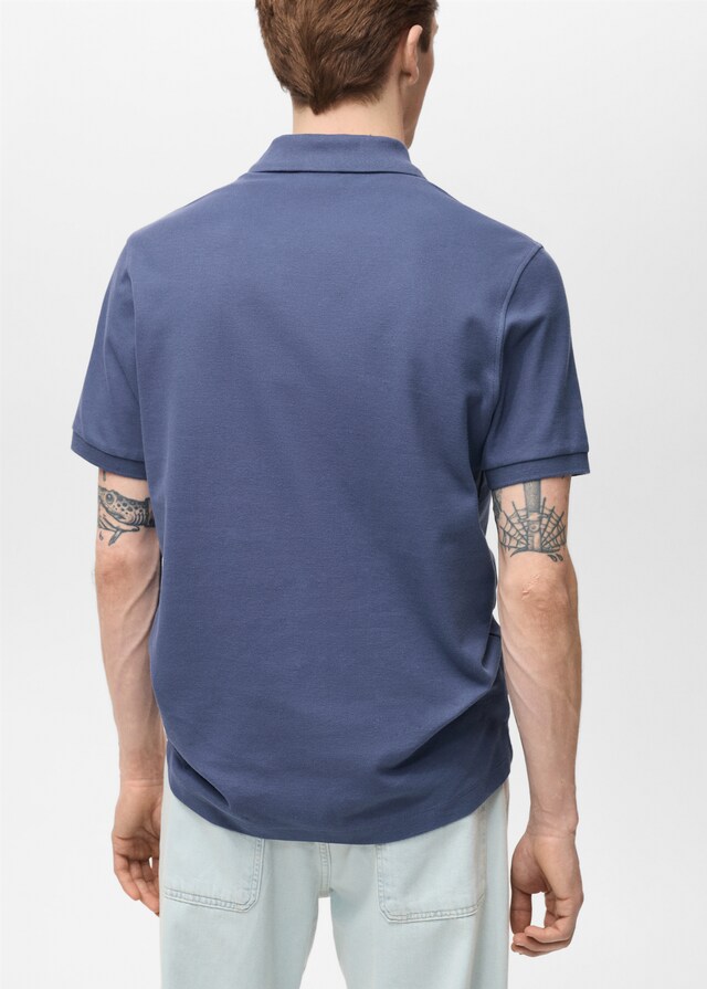 Mango Polo regular fit algodón piqué Superdescuento