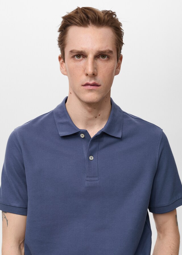 Mango Polo regular fit algodón piqué Superdescuento