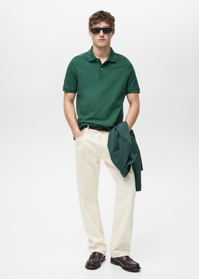 Mango Polo regular fit algodón piqué Grandes descuentos