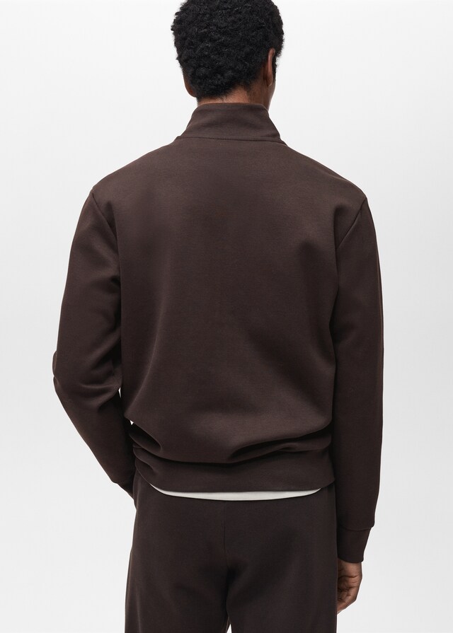 Mango Sudadera perkins algodón cremallera Limitado a 3 días