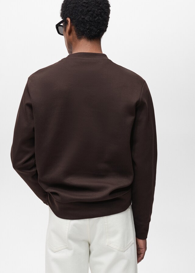 Mango Sudadera algodón regular fit Precios de Black Friday