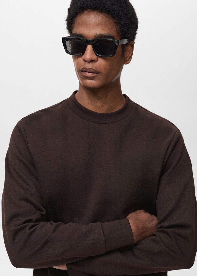 Mango Sudadera algodón regular fit Precios de Black Friday