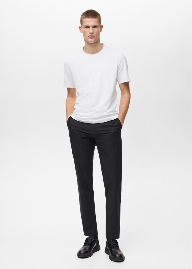 Mango Camiseta slim fit COOLMAX® Ofertas de temporada
