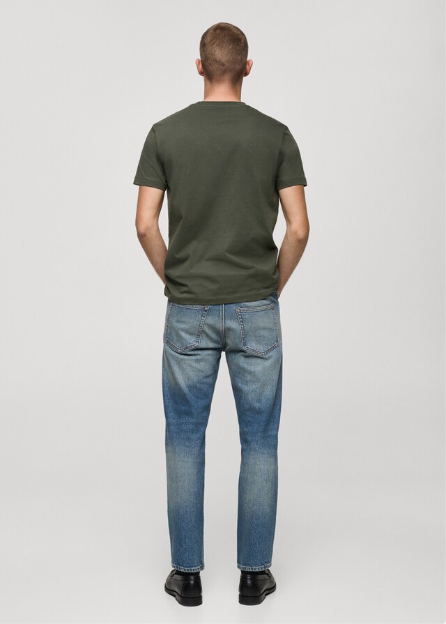 Mango Camiseta 100% algodón slim fit Ofertas especiales