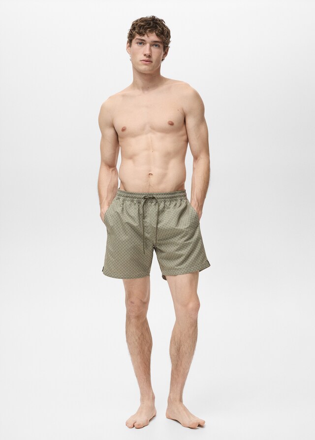 Mango Bañador estampado geométrico Outlet