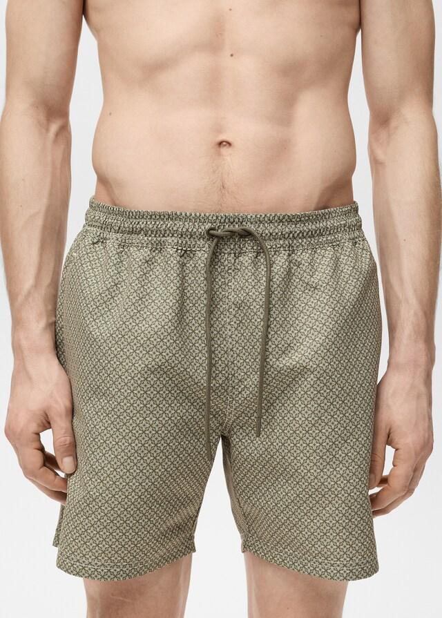 Mango Bañador estampado geométrico Outlet