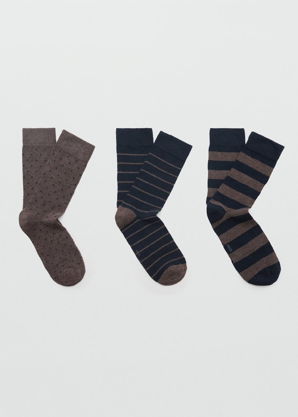 Mango Pack 3 calcetines combinados