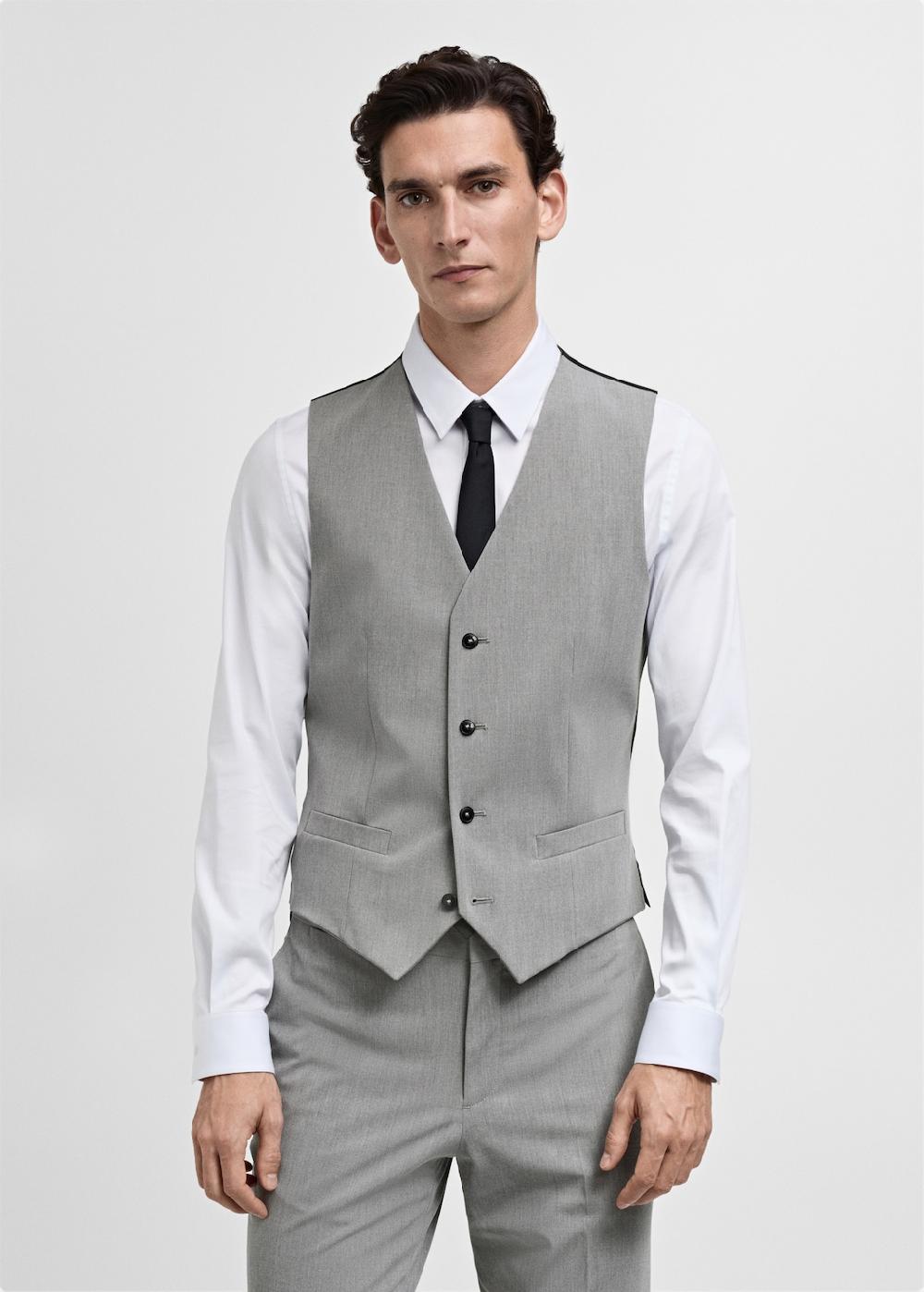 Mango Chaleco traje París super slim fit