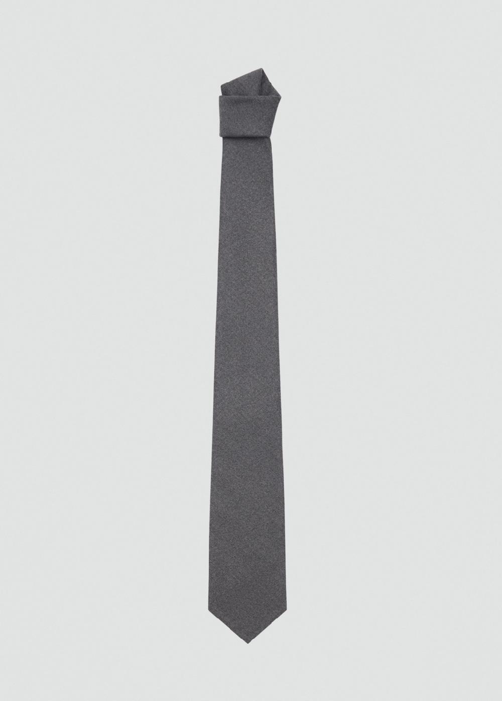 Mango Corbata lisa 100% lana Liquidación