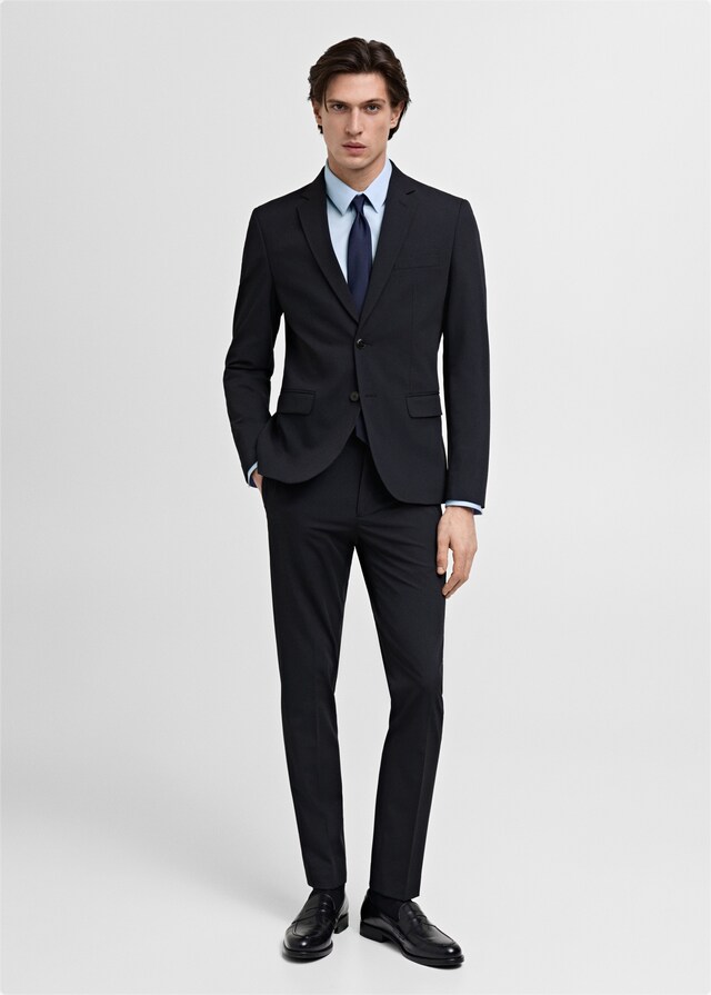 Mango Camisa traje slim fit algodón Tienda de fábrica