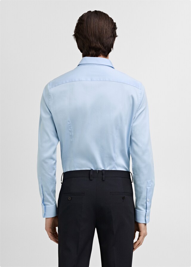 Mango Camisa traje slim fit algodón Tienda de fábrica